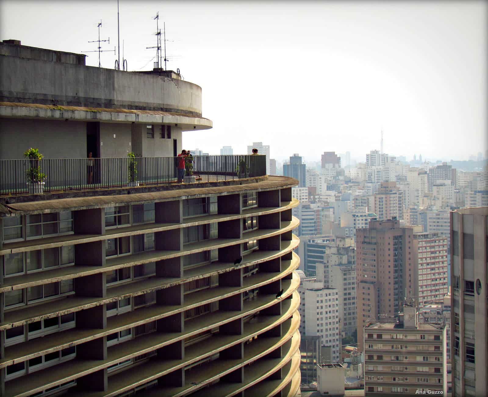Vista da cobertura para o Centro de São Paulo