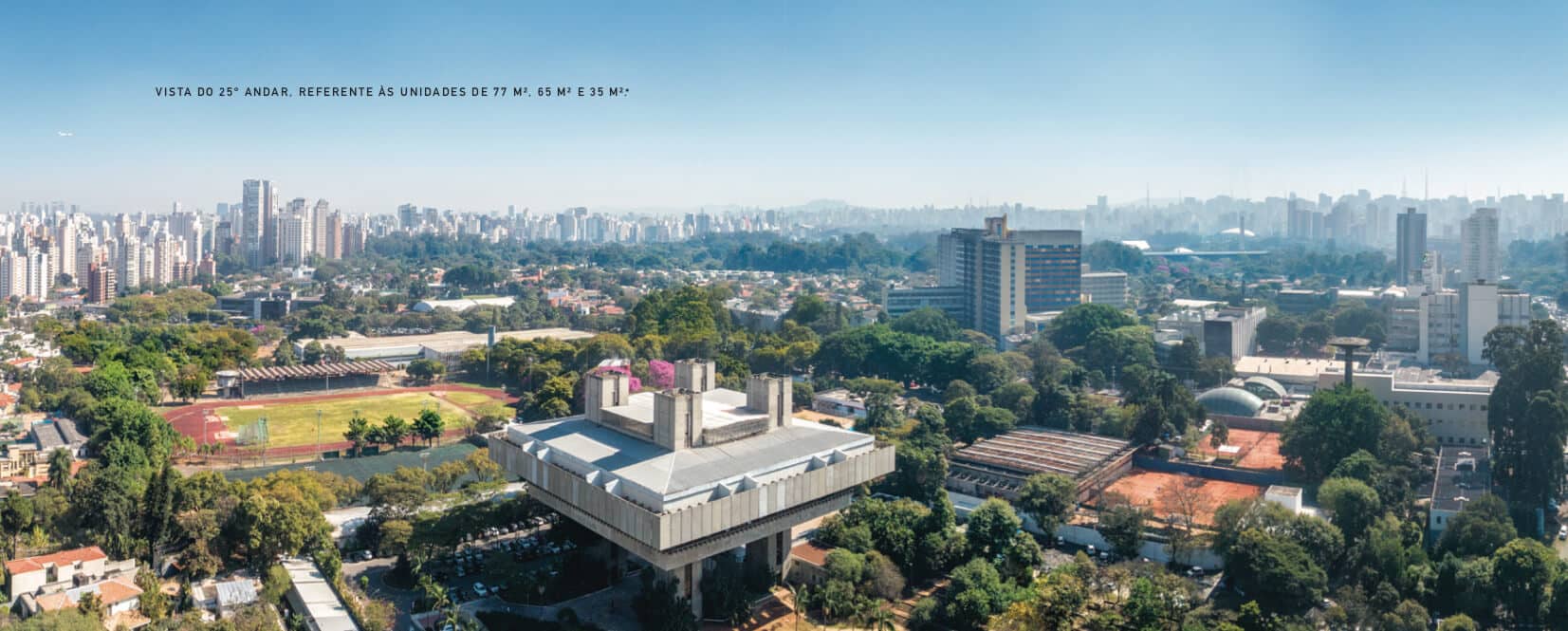 Vista para o Ibirapuera a partir do Cyrela Ibirapuera by Yoo