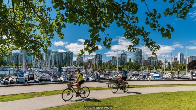 Vancouver é considerada frequentemente uma das melhores cidades para se viver.
