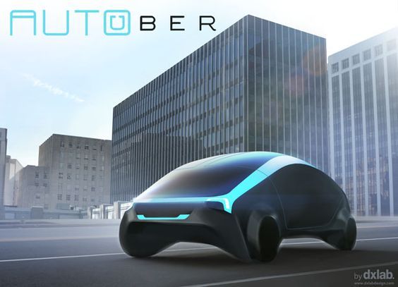 Conceito de Uber do futuro