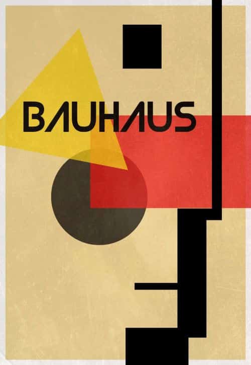 Pôster da Bauhaus.