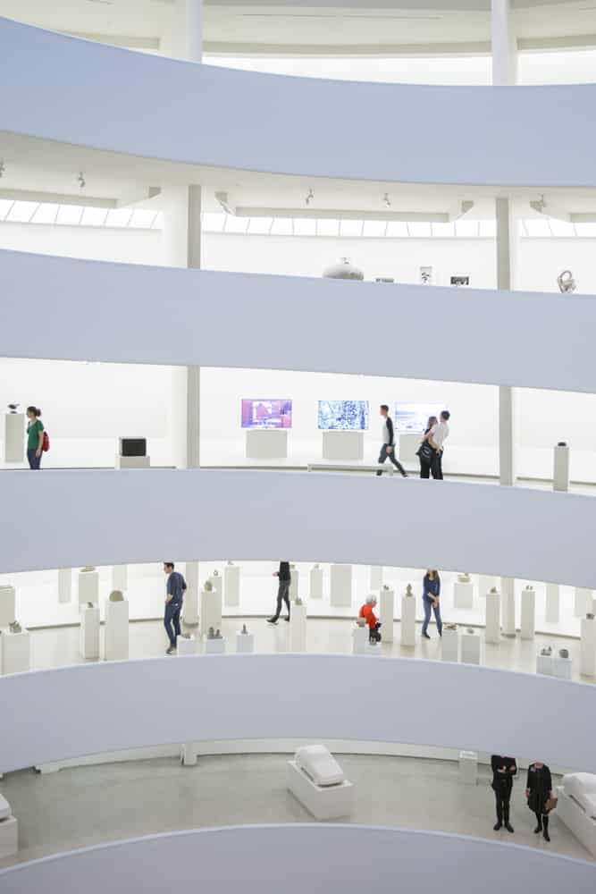 Interior do Museu Guggenheim.