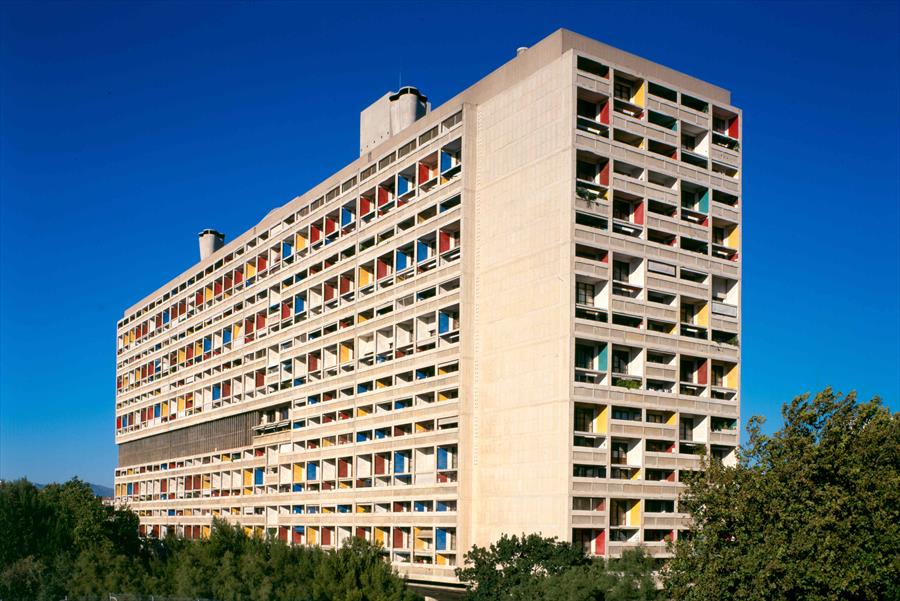  Unidade de Habitação de Marselha, projetada por Le Corbusier.