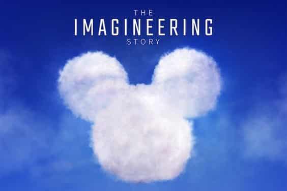 Cartaz de A História do Imagineering, um filme sobre os bastidores da Disney. Disponível no Disney+.