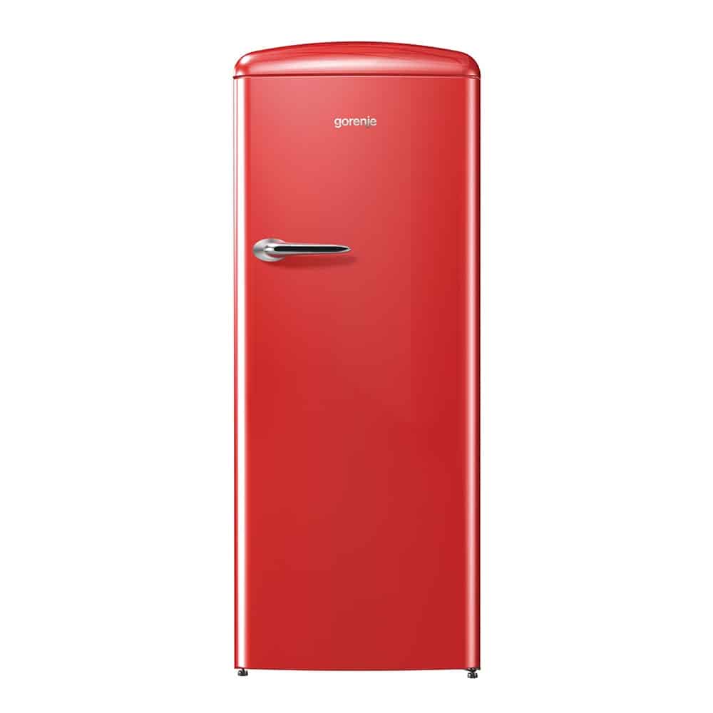 Como comprar geladeira: geladeira vermelha.