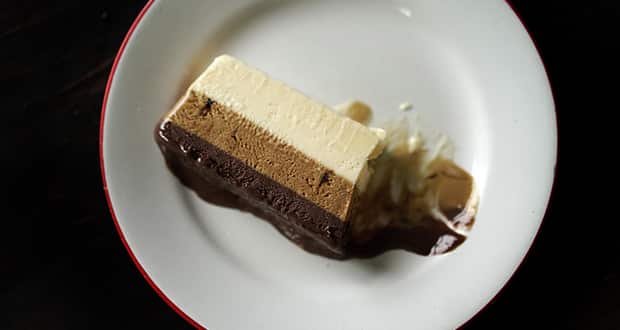 Torta de sorvete de cappuccino. Fonte: Projeto Banquete