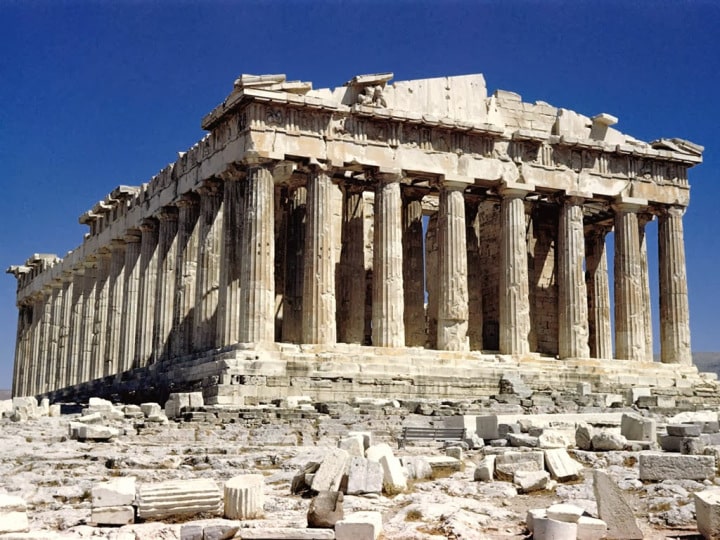 Estilo Clássico: Partenon, Atenas. 