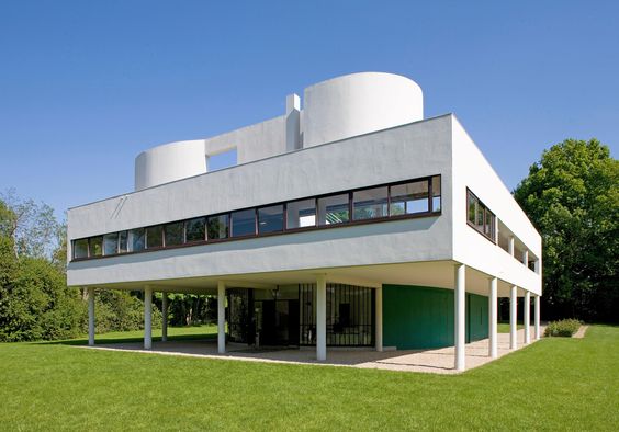 Villa Savoye feita por Le Corbusier.
