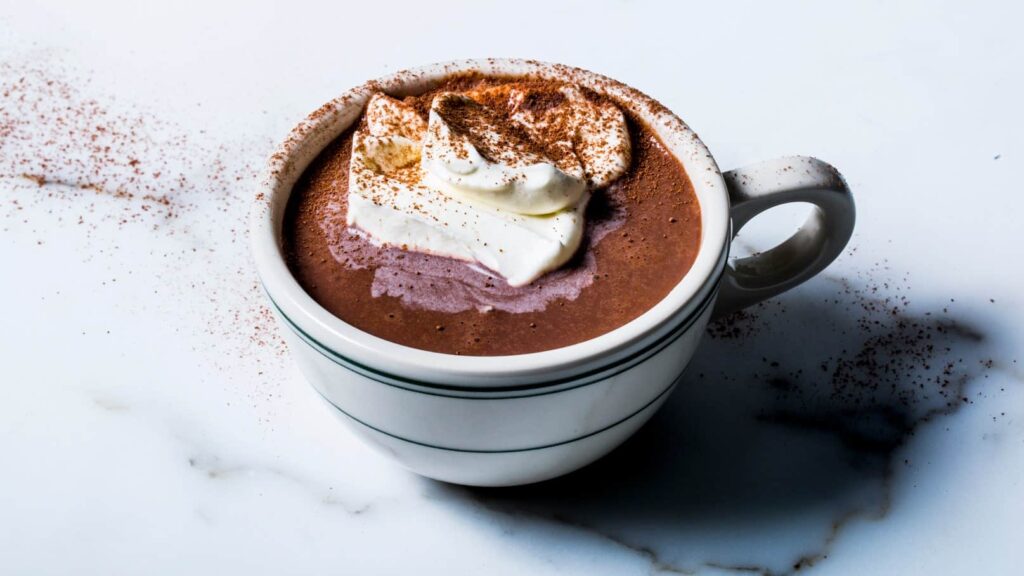 Receitas de inverno: Chocolate quente. 