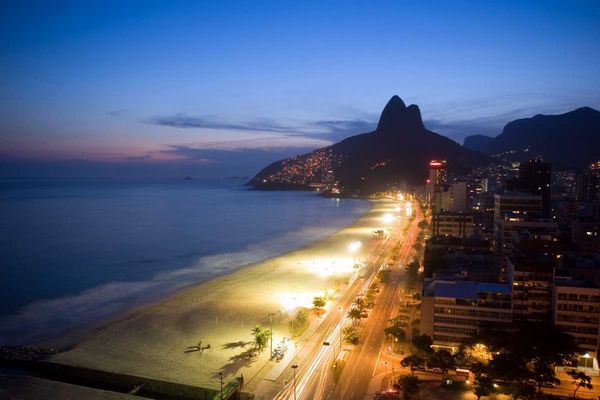 Vista do Leblon, um dos melhores bairros para morar no Rio de Janeiro. 
