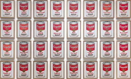 Obra Campbell's Soup Cans.