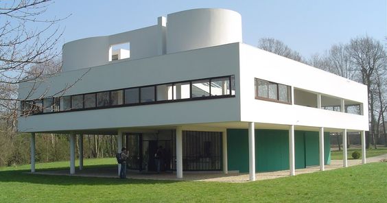 Villa Savoye, um clássico modernista.